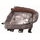 Ford Ranger 2011-2016 Black Inner Halogen Head Lamp Unit Passenger Side